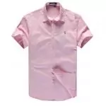 ralph lauren 2019U chemises hommes manche courte coton chaud polo color pony pink